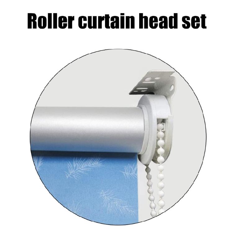 32mm Roller Blind Fittings Set Plastic Brackets Beaded Chain Rolling Curtain Shade Replacement Repair Kits with Screws