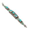 Turquoise Bracelet Bohemian Handmade Nepalese Tibetan Nepali Jewelry 7" NBB 3235