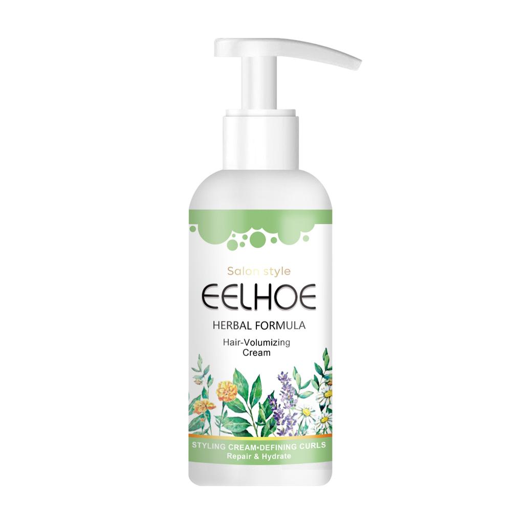EELHOE 50ml Instant Effect Drying Frizz Control Hair Curling Enhancer Moisturizing Styling Repair Curling Essence Hair Care Elastin
