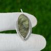 Sterling Silver Labradorite Rough Gemstone Bezel New Daughter Pendant Jewelry