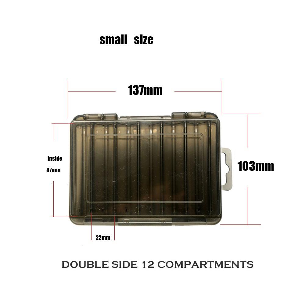 Tackle Box Flies Small Large New Clear Double Sided Transparent Tackle Accessories Storage Lures Fishing Tackle Box Set