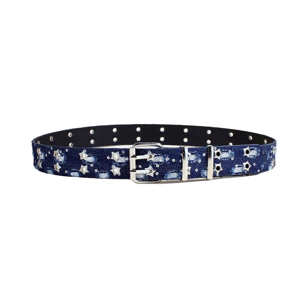 

Double Grommet Hole Star Hole Sequin Belt Cloth Trouser Decor Decoration Dress Decor темно-синий