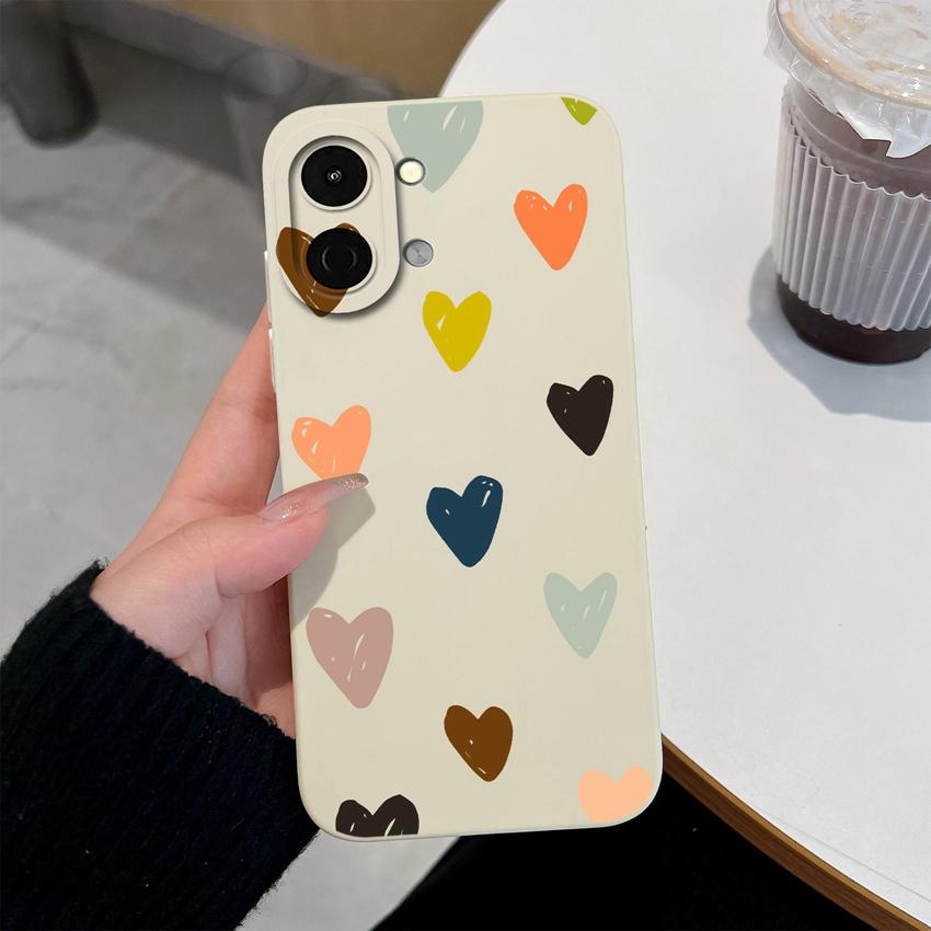 For Tecno Spark Go 3 2 1S 40C 40 30 Pova 7 Pro Ultra Phone Cases Fashion Love Heart Soft Silicone Phone Bags Anti Slip Durable Shell For Tecno Housing