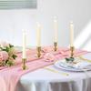 European-Style Black Gold Candlestick: Modern Romantic Table Decor & Photography Prop for Christmas