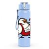 1PC Angry Cartoon Chicken Graphic 750ml Color Plastic Sports Water Bottle Leakproof Flip Straw Lid Suitable for Sports Office Home Use