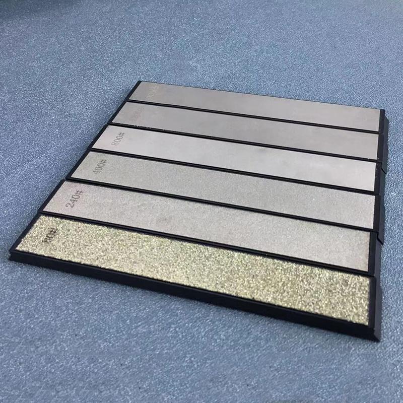 1 Set Grit Diamond Knife Sharpener Household Kitchen Knife Sharpening System Diamond Sharpening Stone  Kitchen