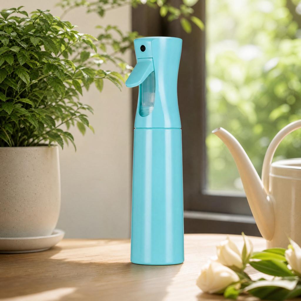 High Pressure Fine Mist Continuous Spray Bottle for Plants 300ml Refillable Dispenser