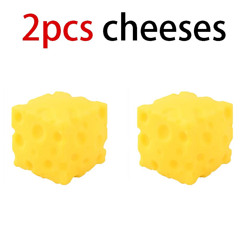 Squishy Square Cheese Squeeze Toy Soft Decompressing Pinching Cheese Sticky Slow Rebound Toy Christmas gift