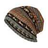 Bohemian Style Printed Knitted Men's and Women's Hats Cool Winter Warm Knitted Adult Hats Soft Hats Warm Fashion