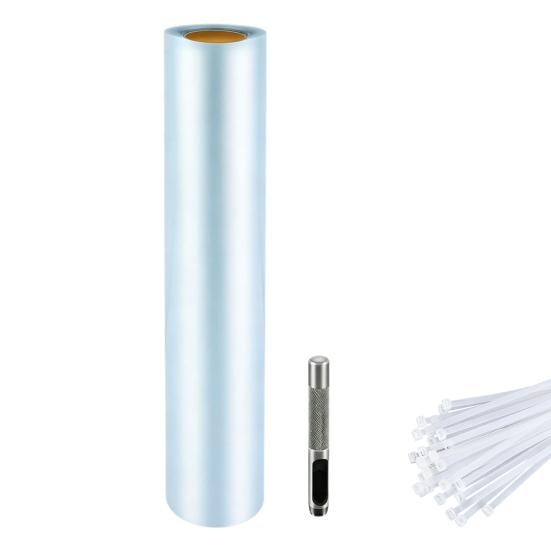 

1 Roll Tree Grow Tubes Ventilated Seedlings Protector Tubes with Punching Tool And 100 Zip Ties Tree Guard Sleeves for Saplings Protection from Deer S