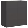 VidaXL Planter Black 80x40x80 Cm Cold-rolled Steel 860710
