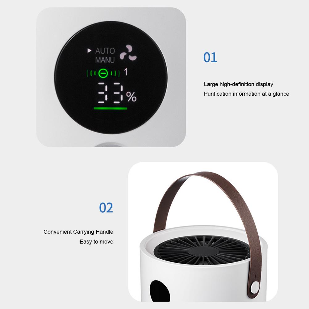 Automatic Air Freshener Mute Air Fresheners Cleaner Rechargeable Small Air Cleaner Filter for Home Car Travel for Bedroom Office