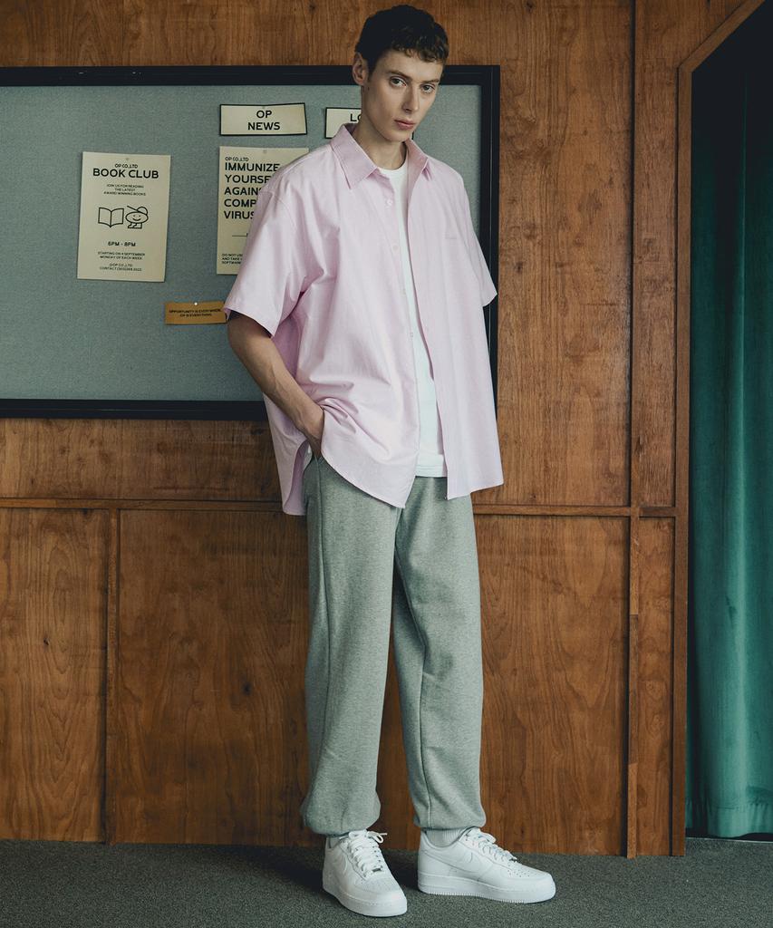 NODU Daily Oxford Oversized Shirt [Pink]