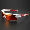 Classic Sports Sunglasses with One-Piece Wraparound UV400 Lens - Unisex Comfort Fit for Cycling, Running, Hiking & Outdoor