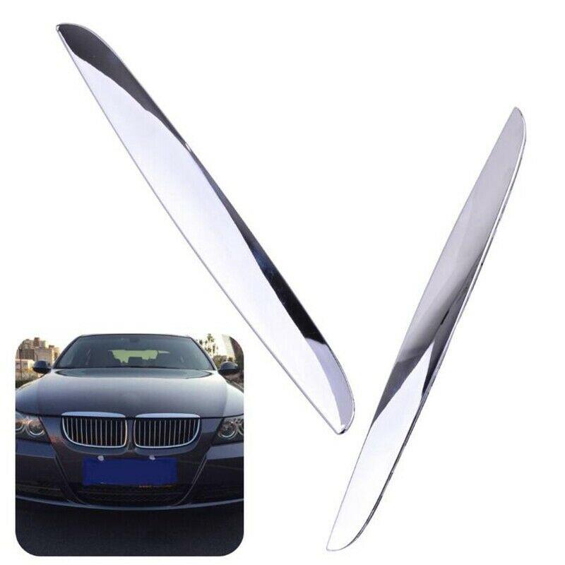 2ks Lišta krytu kapoty předního nárazníku nad ledvinkovou mřížkou chromový ABS 51137117242 Pro BMW řady 3 E90 E91 2006-2008
