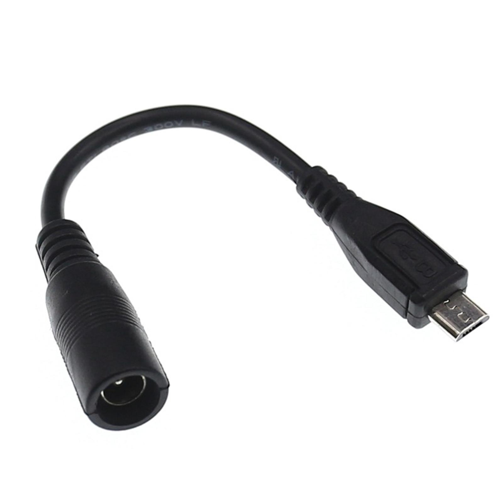 Кабель для зарядки 5 В 3 А DC5521 Female to Micro USB Male адаптерный провод 5 — фото 7