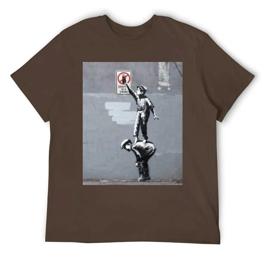 Graffiti Is A Crime Classic For Sale T-shirt Fresh Campaign  Cool Top Tee Unique Travel Eur Size