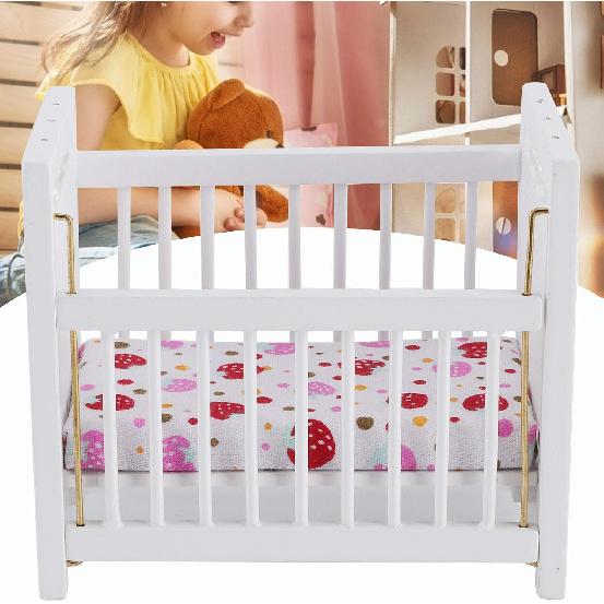 Baby Doll Bed, Babydoll Bed Baby Doll Crib Baby Doll Beds for Dollhouse for Child