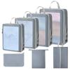 Waterproof Travel Packing Cubes Set, Thick Compression Bags for Clothes Underwear Shoes, Luggage Organizer Bags