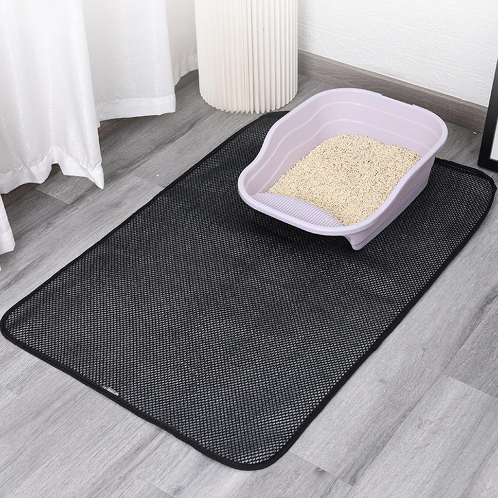 Mata pod kuwetę dla kota Wodoodporna, mniej odpadowa kuweta Łatwa do czyszczenia Kontrola rozproszenia Kuweta dla kota Kuweta dla zwierząt Mata dywanowa