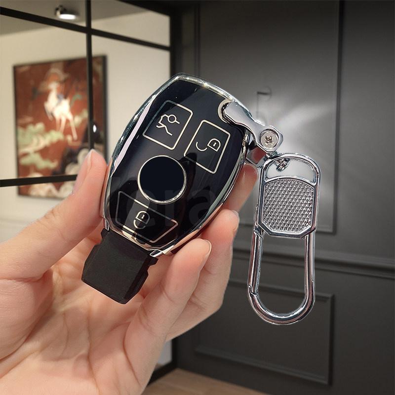 Shell For Mercedes Benz Cla Glc Glk W203 W212 C180 Glk300 Cls Slk W205 W212 X166 W176 W211 W204 W222 W463 Tpu Car Key Case Cover