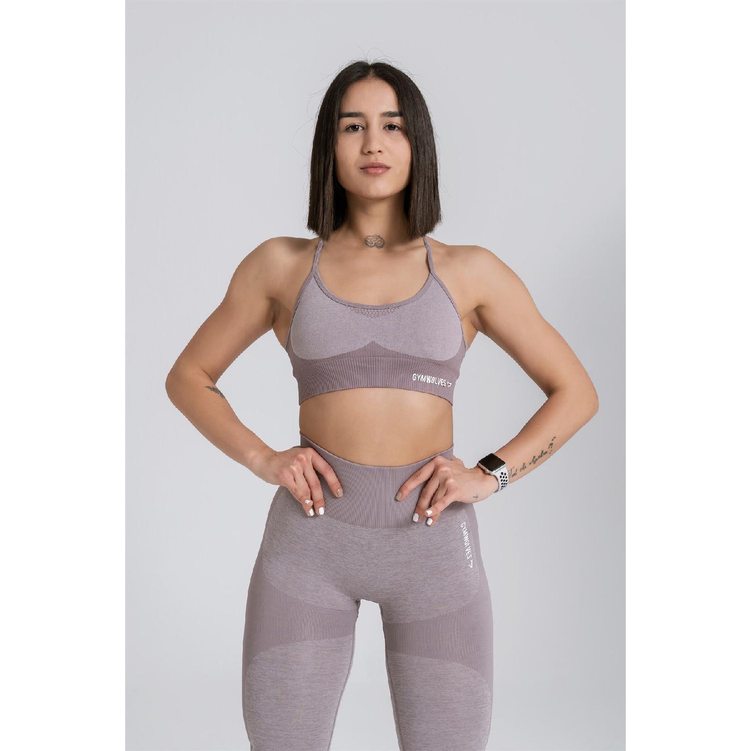 

Бесшовный спортивный бюстгальтер | Бесшовные бюстгальтеры | Браун | Сильная серия |