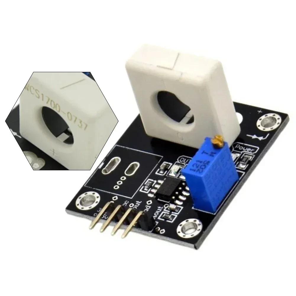 1PC Hall Effect Current Sensor Adjustable Overcurrent Threshold Accurate Overcurrent Detection And Protection Module Parts