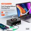140W Magnetic Wireless Charging GaN USB C Charger PD 100W USB Type-C QC3.0 Desktop Fast Charge For Mackook Tablet iPhone Samsung