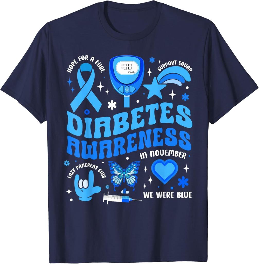 Kleinkind Diabetes Schleife Unterstützung Krieger Trupp Unisex T-Shirt