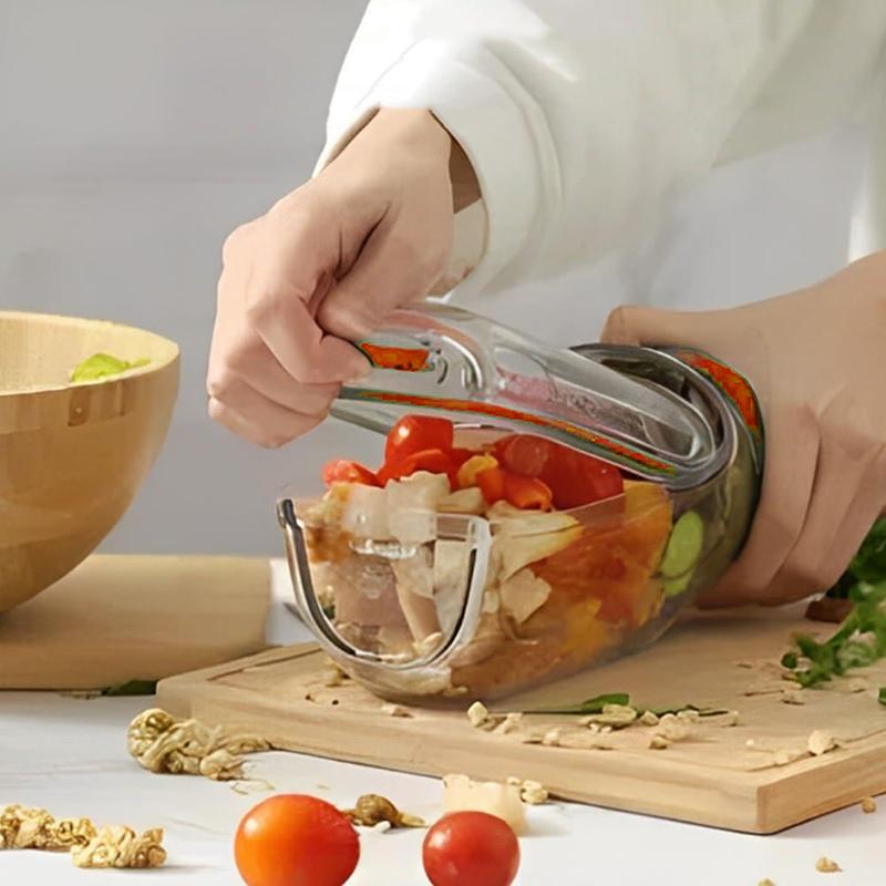 Salad Jar,Mason Jar Salad Container With Side Opening, Dressing Bowl, Sauce Compartments, Microwave-Safe, Freezer And Dishwasher