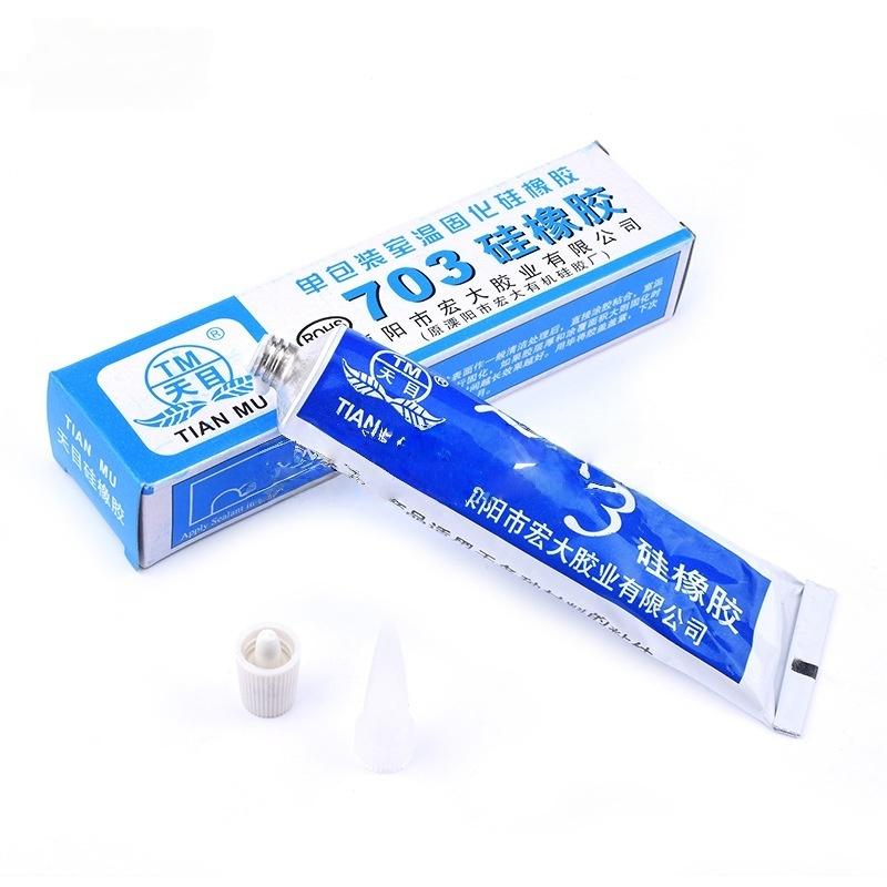 Clear Heat Conduction Silicone Glue TIANMU 705 High Temp Resistant Adhesive for Oven Seal Microwave Repair Household Use