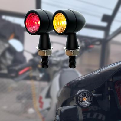 LED Blinker, Motorrad, Klein, Patronenförmig, Ultraklein, Mini, Satz mit 2, Universal, 12 V,