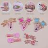 Children's Glitter Animal Hair Accessories: Bunny, Butterfly, Guitar, Puppy BB Clips
