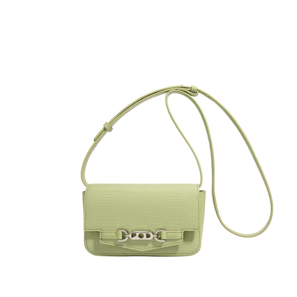 New Cowhide Small Square Bag Casual Versatile Shoulder Mobile Phone Messenger Bag Niche High-end Popular Bag