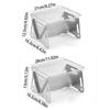 Stainless Steel BBQ Grill Rack Detachable Grill Burn-er Stand Compact Barbecue Stove  Campfire