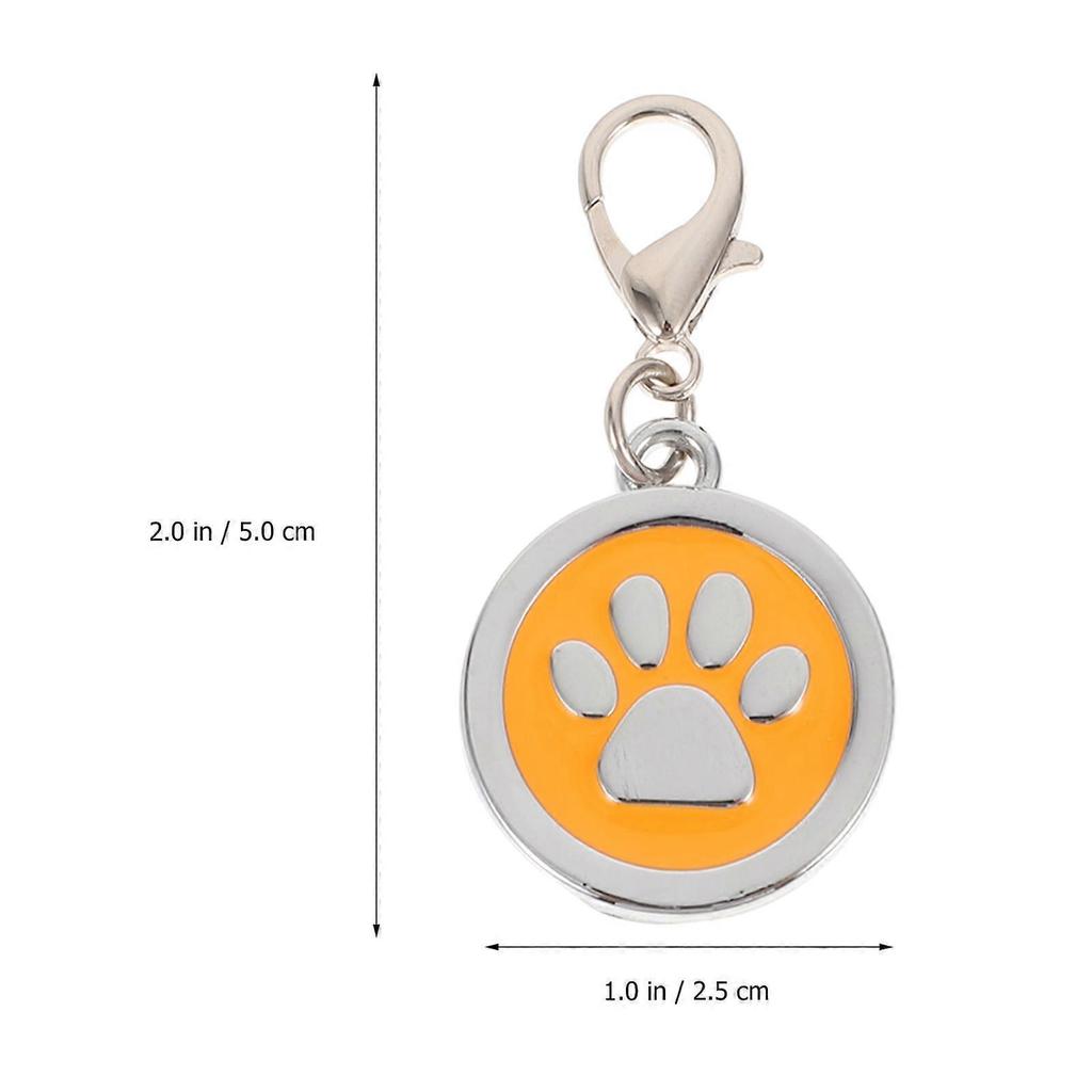 Dog Collar Pendant Durable Pet Tag for 5Pcs Adorable Dog Id Tags