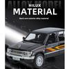 1/32 Scale Helax Simulation Alloy Car Model Toy Ornaments Collection Boy Gift with Sound and Light Off-road Pickup Truck