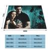 Edward Bella Vampire Plush Blanket The Twilight Saga Movie Creative Throw Blanket for Bed Sofa Couch 200x150cm Quilt
