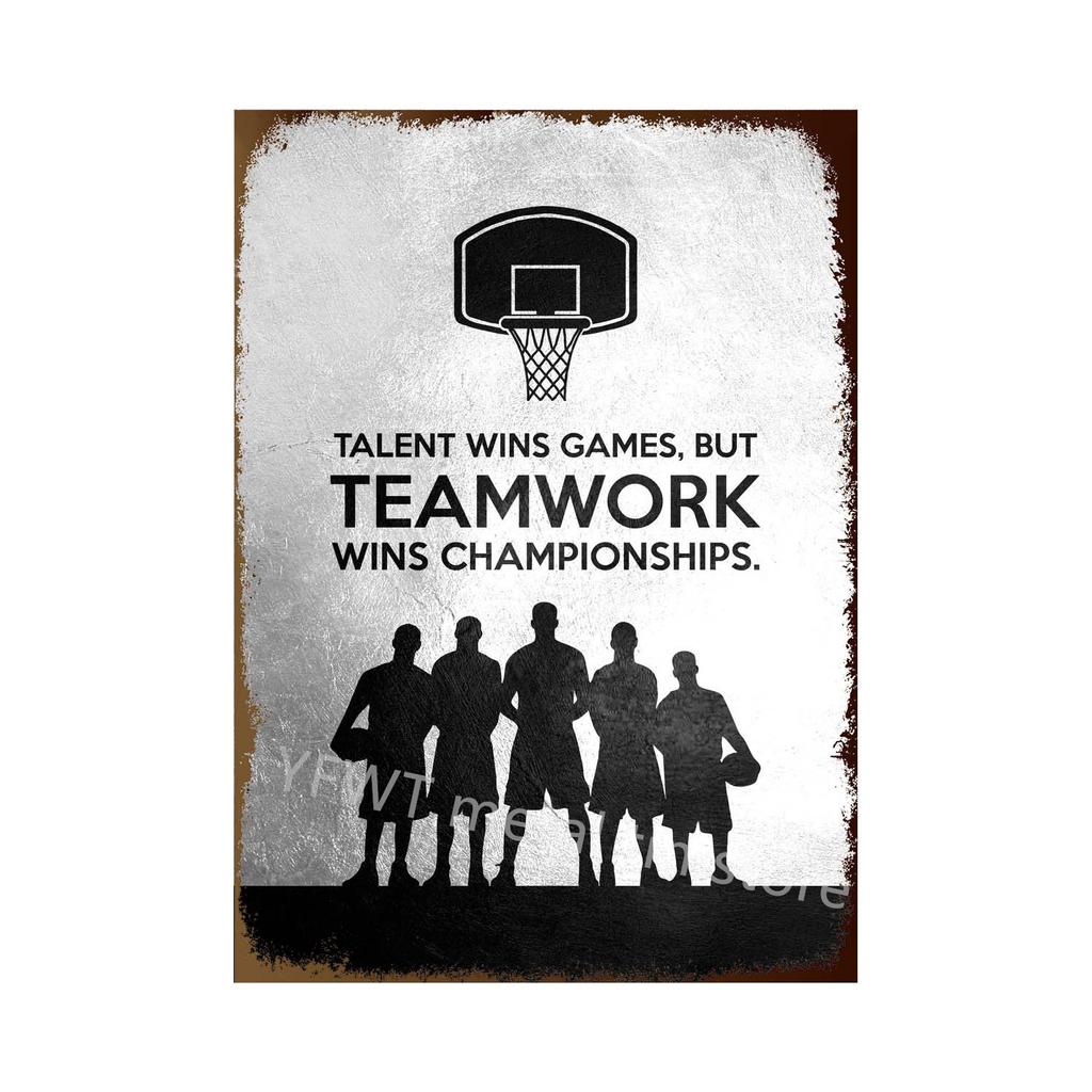 Do Your Best and Work Hard Motivational Quote Metal Tin Sign Art Posters Decorative Wall Art Picture for Office Home Decor