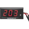 Motorcycle Digital Thermometer, DC 12V Ultra Thin Water Temperature Meter Gauge with 18mm Sensor Adapter and LCD Display, Digital Hygrometer Humidity