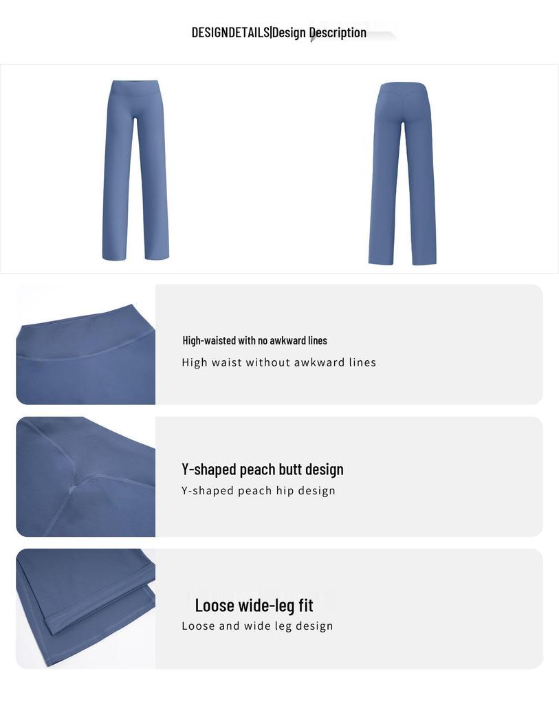 DFYN Women's Straight Leg Yoga Pants - Slimming, Quick-Drying, High-End, No-Show Lines, Elastic Sports Long Pants