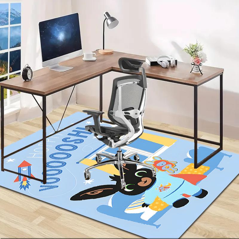1pc Bing Bunny5 Design Area Rug - Non-Slip, Soft & Cozy Floor Mat for Living Room, Bedroom, Office - Indoor/Outdoor Decorative Carpet