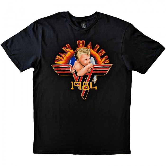 Van Halen Unisex Adult Cherub 1984 Cotton T-Shirt