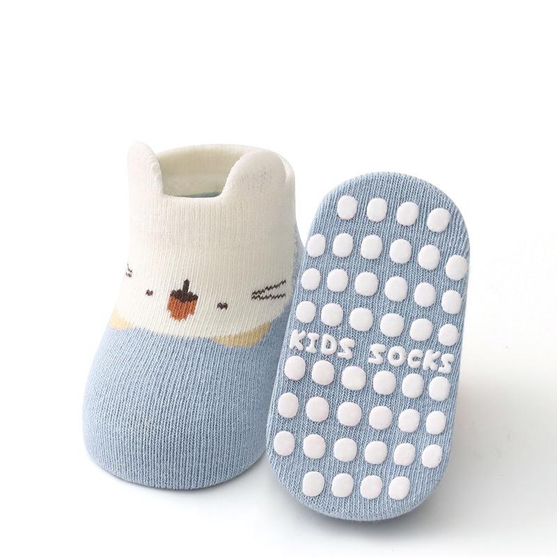 Kids Floor Socks For Boys Girls Four Seasons Children's Girl Boy Cotton Socks Anti-slip Cute Cartoon Infant Toddler Short Sock