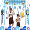 Decorações para Festa da Cerveja Alemã Oktoberfest: Balões, Bandeiras e Faixas para o Festival de Munique