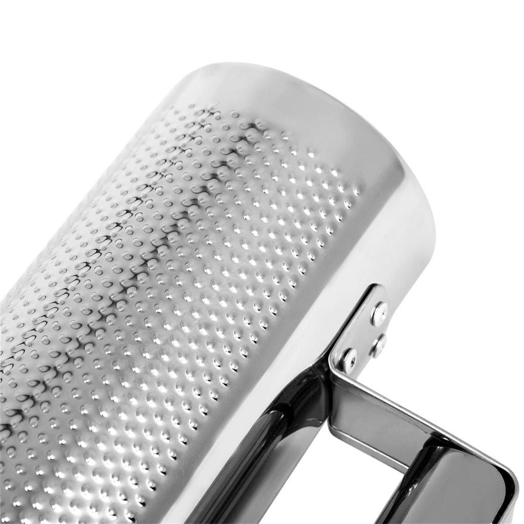 Metal Guiro Shaker with Scraper Percussion Guiro Musical Instruments Early Learning Musical Toy for Live Performances
