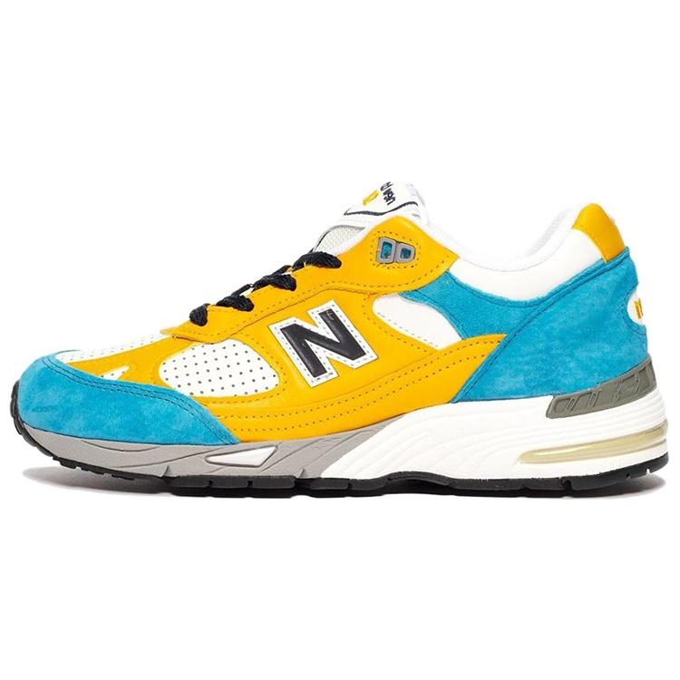 New Balance Sneakersnstuff x 991 Made in England  Blue Yellow  Men s M991EF EU 40