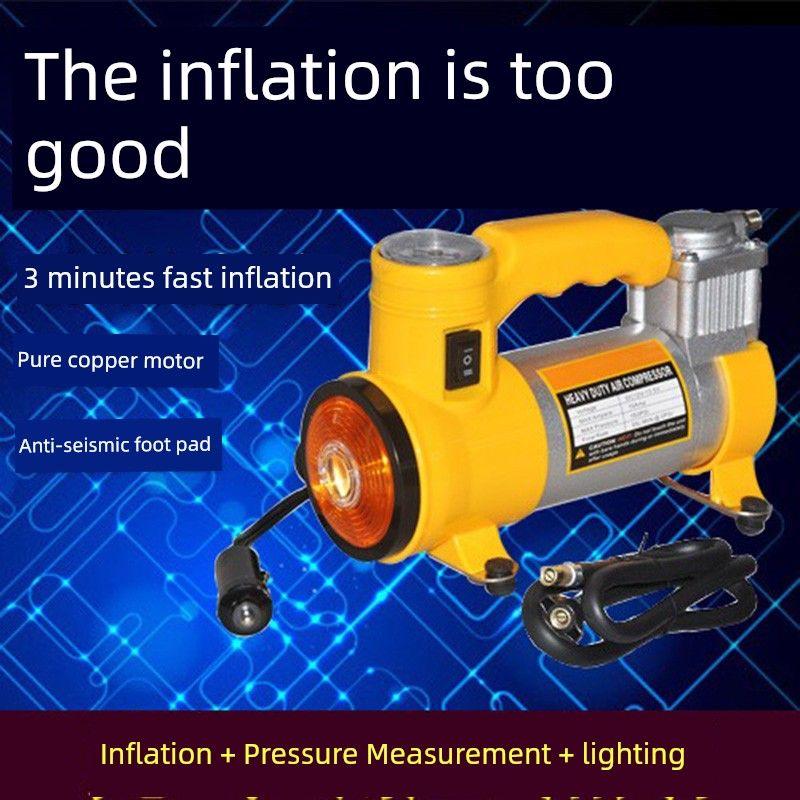Car Portable Vehicle Air Pump Air Pump Car Tire High Power Electric Single Cylinder High Pressure Car High power air pump