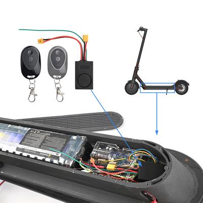 Diaľkové ovládanie Elektrická kolobežka Alarm proti krádeži s inštaláciou sy, Široký napäťový dizajn, Bezpečnosť, Zvuk alarmu 115 DB pre XT60 G30 Elektri