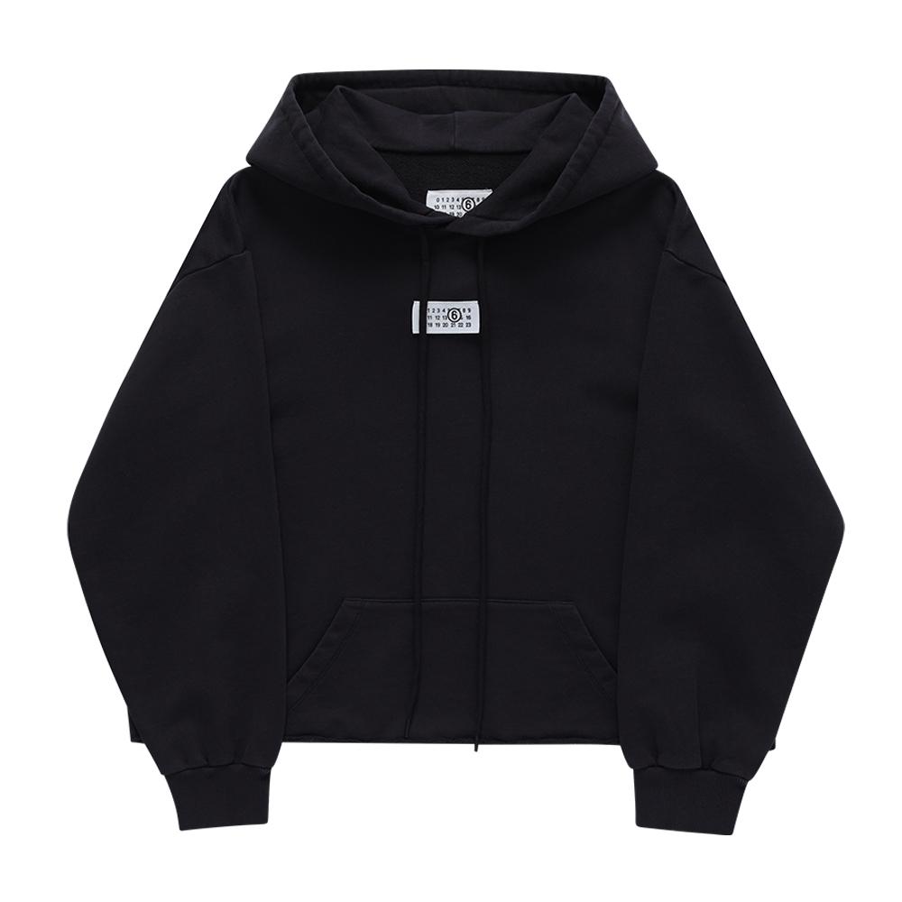 MaiSon Margiela S52gu0235 M25012 899 Mm6 Numbering Logo Patch Women S Hoodie